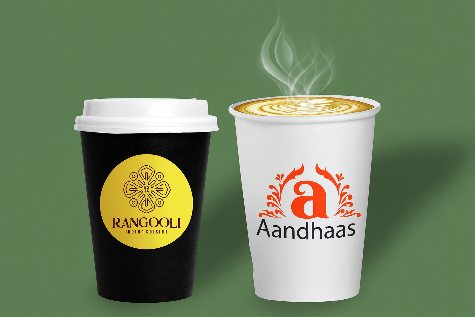 Customized Logo Printed Hot Paper Cups