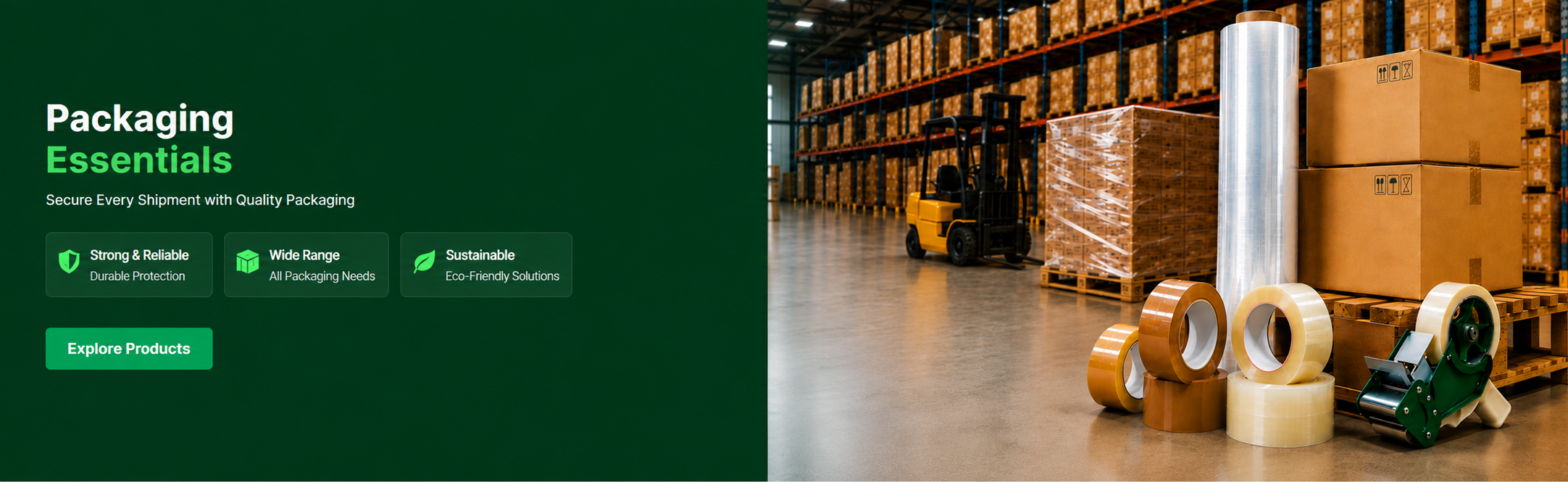 Packaging Essentials Banner